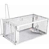 AB Pro-Quality Live Animal Humane Trap Catch and Release Rats Mouse Mice Rodents Squirrels and Similar Sized Pests - Safe and Effective