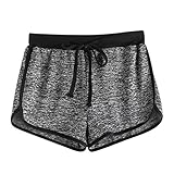 Sumen Women Juniors Activewear Drawstring Waist Strerchy Loose Shorts