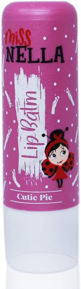 Miss Nella CUTIE PIE, purple Hypoallergenic children Lip Balm, Non Toxic Make Up for kids perfect for those with sensitive skin