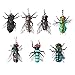 YZD Realistic Fly Fishing Flies Set Dry Fly Mosquitos Set of 21 Flies Handmade Rainbow Trout Fishing Lure kit Flyfishing…