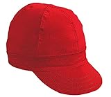 Mutual Industries 00052-00000-0775 Kromer Red Twill Style Welder Cap 7 3/ 4, Cotton, Length 5
