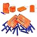 23Toyz Tactical Vest Kit for Nerf Guns N-strike Elite Series, 100pcs Refill Darts, 2pcs Quick Reload Clips, Wrist Bands, Face Mask and Protective Glasses