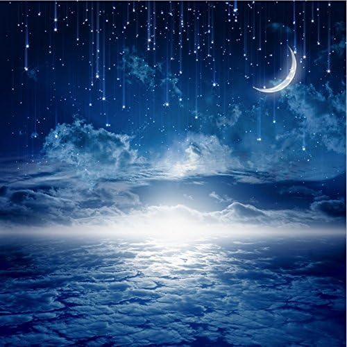 Full Drill 5D DIY Diamond Painting By Number Kits，Rhinestone Cross Stitch Arts Craft Supply for Home Wall Decor (Night Sky)