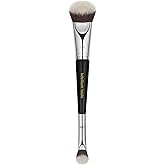 Bdellium Tools Professional Makeup Brush - Maestro Series 969 Double-ended BDHD Phase II/Phase III - With All-Vegan Synthetic Fibers, For Versatile Application and Blending (Black, 1pc)