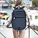 Sunny Snowy School Backpack,Laptop Backpacks with USB Charging Port Headphone Holes (Black)