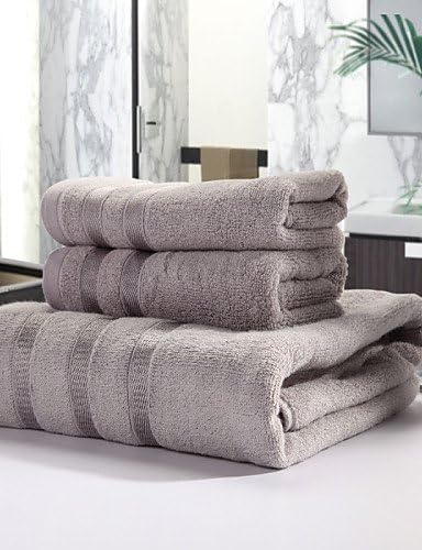 XNWP-La fibra di bambù asciugamano asciugamano da bagno Bamboo set asciugamani combinazione 3pz/Set , grigio