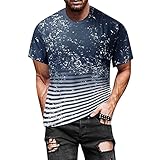 FUNEY Fashion Mens T Shirt Short Sleeve V Neck