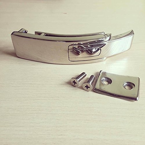 Weightlifting Lever Belt Inzer Belt Replacement Lever Buckle Stainless Steel, 1 YEAR WARRANTY!!! (Silver)
