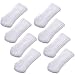 BCP 8pcs White Color Knitting Wool Furniture Socks/Chair Leg Floor Protector (White)