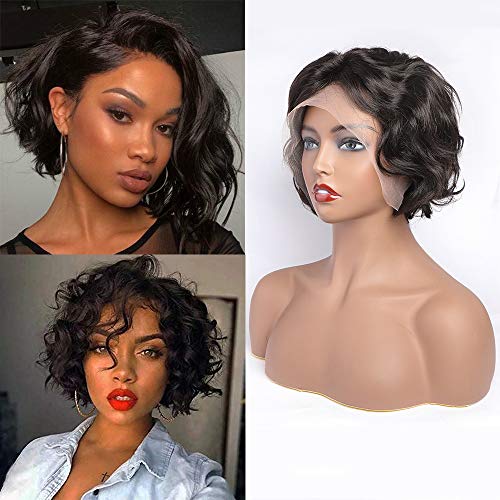 Maxine-Pixie-Cut-Wig-Loose-Wave-Lace-Front-Wigs-Pre-Plucked-with-Baby-Hair-Brazilian-Human-Remy-Hair-Wig-for-Women-Natural-Black-1B-Color-150-Density6-inch