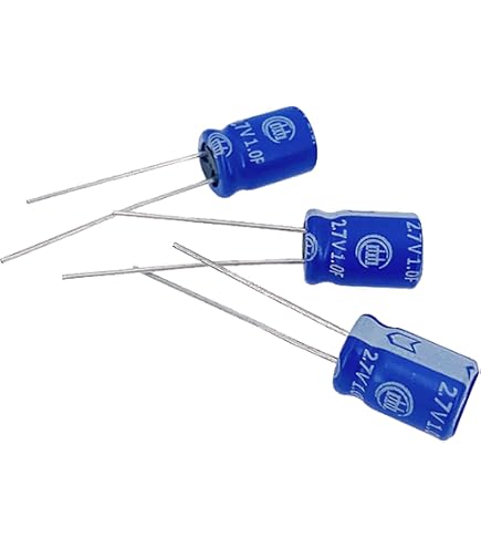 PATIKIL 6 Pcs 2.7V 1F Super Capacitor,0.25 X 0.25 X 0.47\" Aluinu...