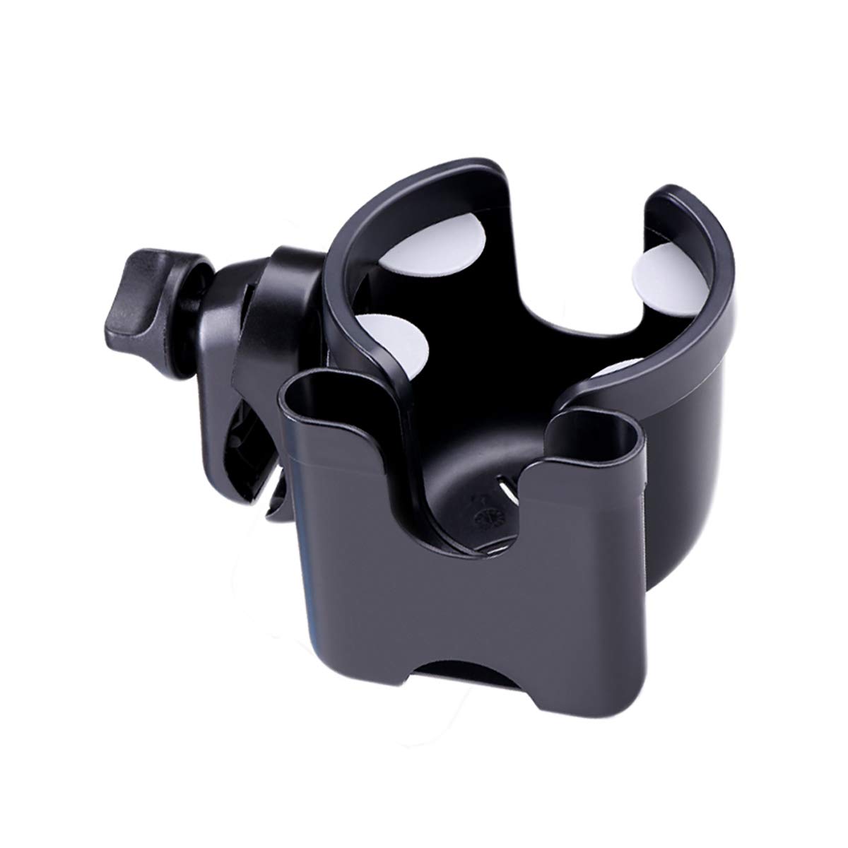 Stroller Cup Holder - 2 in 1 Universal Cup Holder,Large Caliber Designed Cup Holder with Phone Holder, 360 Degrees Rotation Bottle Rack Holder for Baby Stroller, Buggy,Pushchair,Wheelchair, Walker: Baby