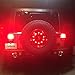 Funlove Spare Tire LED Third Brake Light for Jeep Wrangler 2007-2016