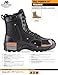Maelstrom Men's Tactical Work Boots with Side Zipper – Lightweight Leather Military Style, Comfortable, Durable and Breathable for Outdoors