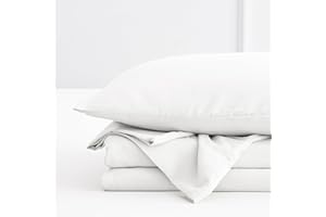 SKYMOOD Twin Sheet Set - Soft Bed Sheets for Twin Size Bed, Extra Deep Pocket Hotel Luxury Sheets, Cooling Breathable Bedding Sheets and Pillowcases, Wrinkle Free Oeko-Tex Sheets 3 Piece