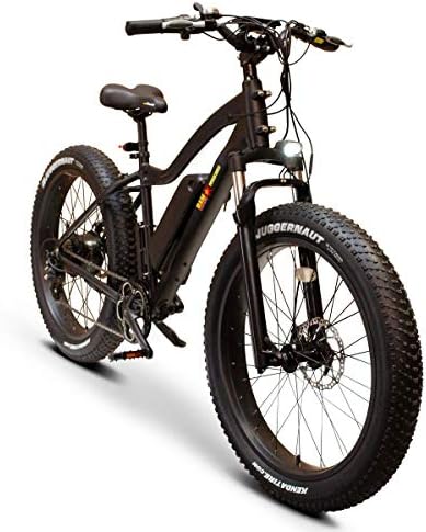 Nomad 750W 48V 26-inch Electric Bicycle with Shimano 7 Speed Shifter and Max Range of 45 Miles - All Terrain Ebikes for Adults with Samsung Lithium-Ion Battery and 5 Year Limited Warranty
