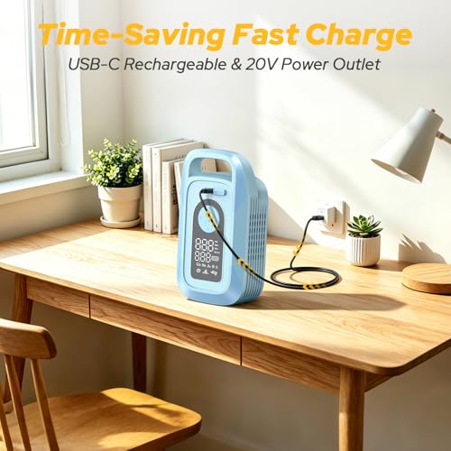 150PSI Electric Paddle Board Pump, 16000mAh Cordless Rechargeable SUP Pump with LED Light, Intelligent Triple Stage Inflation & Deflation, Auto-Off for Stand Up Paddle Boards, Surfing Kite, Tent, Boat