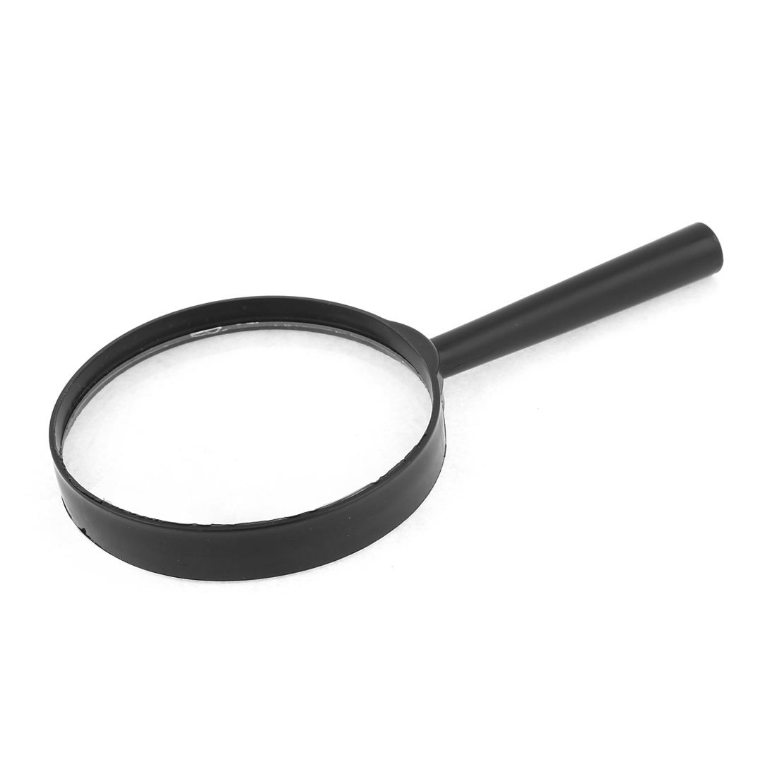 sourcingmap Handheld Black Plastic Frame 90mm Lens 2X Magnifier Magnifying Glass