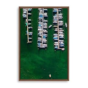 Framed Canvas Wall Art Voyage Canvas Prints Home Artwork Decoration for Living Room,Bedroom - 16x24 inches
