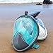 Outer Limits Full Face Snorkel Mask Adult - FullFace Snorkel Mask with Carrying Bag Included. Fog Free Panoramic Views with Easy Breathe Design and Longer Snorkel, GoPro Compatible Snorkel Gear