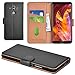 Aicoco Huawei Mate 10 Pro Case Flip Cover Leather Wallet Phone Case for Huawei Mate 10 Pro - Black