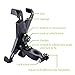 Bike Phone Mount Holder, WOTOW Universal Smart phone Adjustable Cradle Clamp 360 Degrees Rotatable Bicycle Handlebar Motorcycle Rack for 3.5-7 inch Cell Phone GPS iPhone Samsung Galaxy HTC