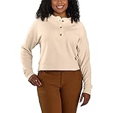 Carhartt Women's 106182 Women's Loose Fit Midweight French Terry Henley Sweatsh
