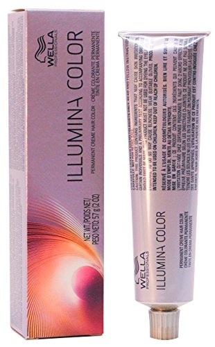 Wella Illumina Permanent Creme Hair Color, 7/43, 2 Ounce