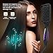 Ionic Hair Straightener Brush, GLAMFIELDS Electrical Heated Irons Hair Straightening with Faster Heating, MCH Ceramic Technology, Auto Temperature Lock, Anti Scald, Heat Resistant Glove