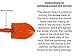 USA Best Small Emergency Folding Shovel with Built in Pick - Keep it in Your car or take it Camping as a Survival kit Tool (Orange)