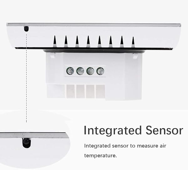 BecaSmart Serie 1000 3A LCD Touchscreen Kesselheizung Intelligente Programmiersteuerung Thermostat mit WIFI Verbindung Kesselheizung WeiWIFI
