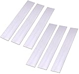 6 Pieces 1/8" (3mm) X 2"(50mm) Square Aluminum Flat