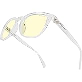 GUNNAR - Premium Gaming and Computer Glasses - Blocks 65% Blue Light - Oakland, Crystal, Amber Tint