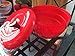 Red Salad Spinner (Small), Apple-Shaped, 3 Quart by Beautiful Life