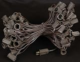 Novelty Lights 100 Foot C9 Outdoor String Light Christmas Stringer - Patio String Lights - Intermediate Base (C9/E17) - 12