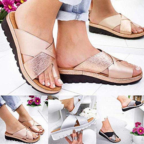 Dressin Women's Sandals 2019 New Women Comfy Platform Sandal Shoes Summer Beach Travel Shoes Fashion Sandal Ladies Shoes - Thumbnail 6
