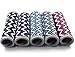 5 Pc Oliveland Chevron Design Luggage Handle Wraps Neoprene Luggage Grip Zig Zag