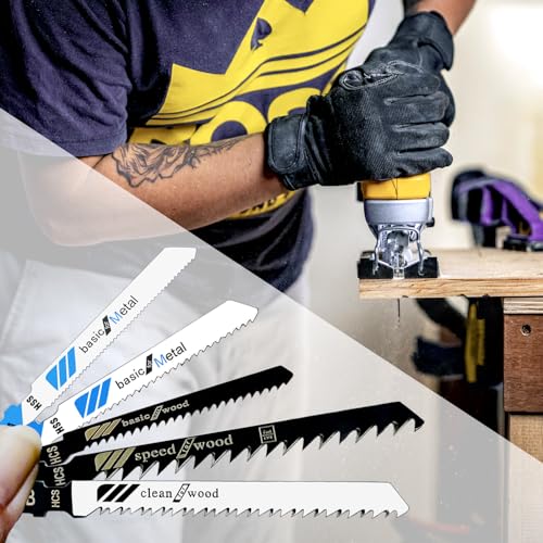 20 Pcs T Shank Jigsaw Blades, Jig Saw Blade Set, Multi-Purpose Jig photo 10