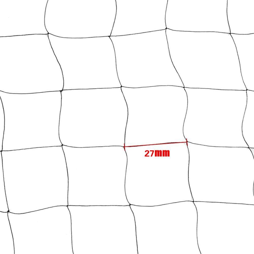 DIYARTS Extra Strong Anti Bird Netting Garden Nylon Orchard Crop Fruit Plant Protection Mesh for Black 2.7 * 2.7cm Holes (15 * 4m)