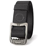 JASGOOD Survival Military Canvas Nylon Belts For Men Tactical Outdoor Belt with Metal Buckle (Suit Pant Size 40