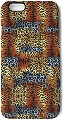 Phonerebey iPhone 7 Plus/8 Plus Case,Leopard Print Digital Print Animal Skin Tiger Anti-Scratch Shockproof Slim Cover Case Compatible with Apple iPhone 7 Plus/8 Plus Case,TPU Back Cover Case