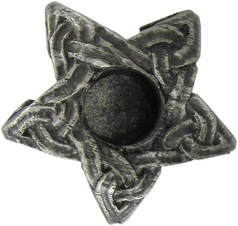 Dryad Design Pewter Mini Celtic Knot Star Chime Candle Holder