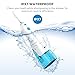 VAVA Water Dental Flosser for Whole Family,220ML Capacity Removes 99.9% of Plaque, Debris & Tartar, Rechargable Cordless Oral Irrigator (3 Water Pressure Modes,3 Jet Tips,FDA Approved,IPX7 Waterproof)