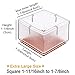 LimBridge Chair Leg Wood Floor Protectors, Chair Feet Glides Furniture Carpet Saver, Silicone Caps with Felt Pads #16, Square Length 1-11/16