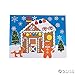Fun Express 12 Large Make a Gingerbread House Sticker Sheets/Christmas Craft/Activity/8.5