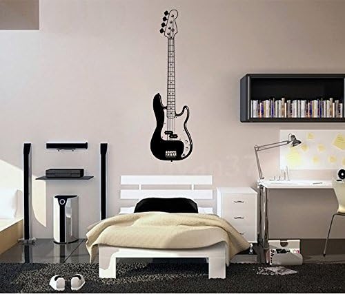 ik789 Wall Decal electric bass guitar star music song artist notes chords rock