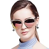 BLUEKIKI YEUX Cateye Sunglasses Women Fashion Vintage Glasses