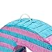 Juvale Gender Reveal Pinata for Baby Shower & Boy or Girl Reveal Decoration - 17 x 11 x 3 Inches, Mixed Pink & Blue Paper - Question Mark Design & Pull String Game