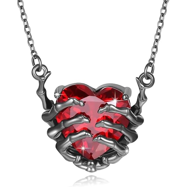 Amazon.com: MIFYNN Halloween Skull Hand Necklace for Women
