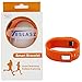 Teslasz Fitness Tracker, Bluetooth 4.0 Sleep Monitor Calorie Counter Pedometer Sport Activity Tracker for Android and IOS Smart Phone (Orange)